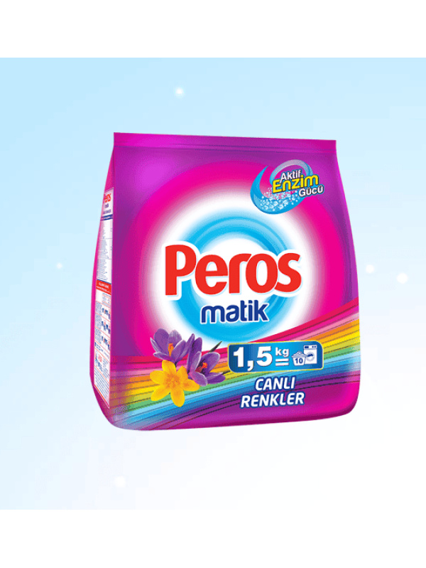 Peros Toz Deterjan Göz Alıcı Renkler 1
