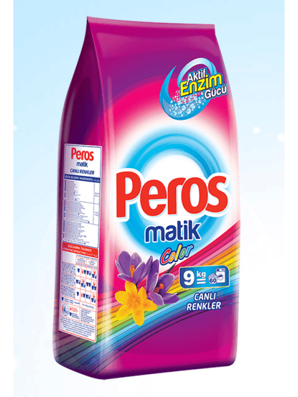 Peros Toz Deterjan Göz Alıcı Renkler 9 Kg