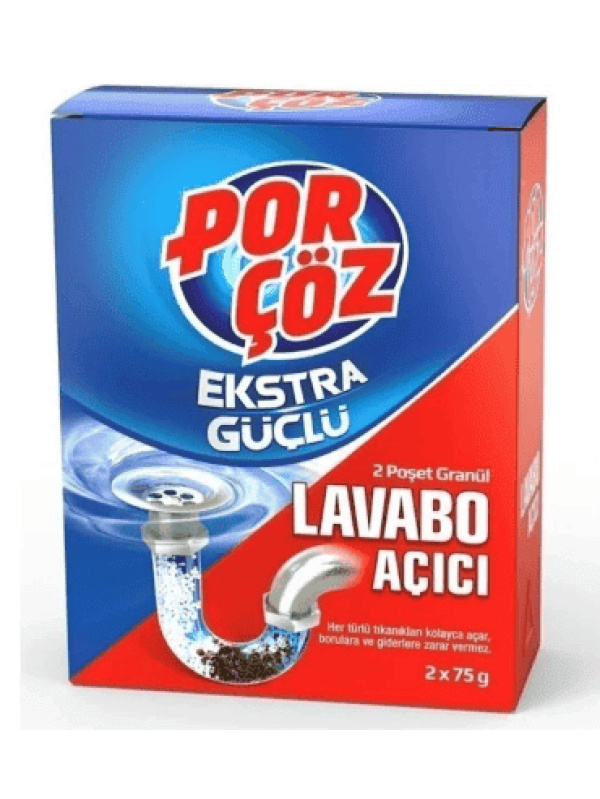 Porçöz Lavabo Açıcı 2X70 Gr