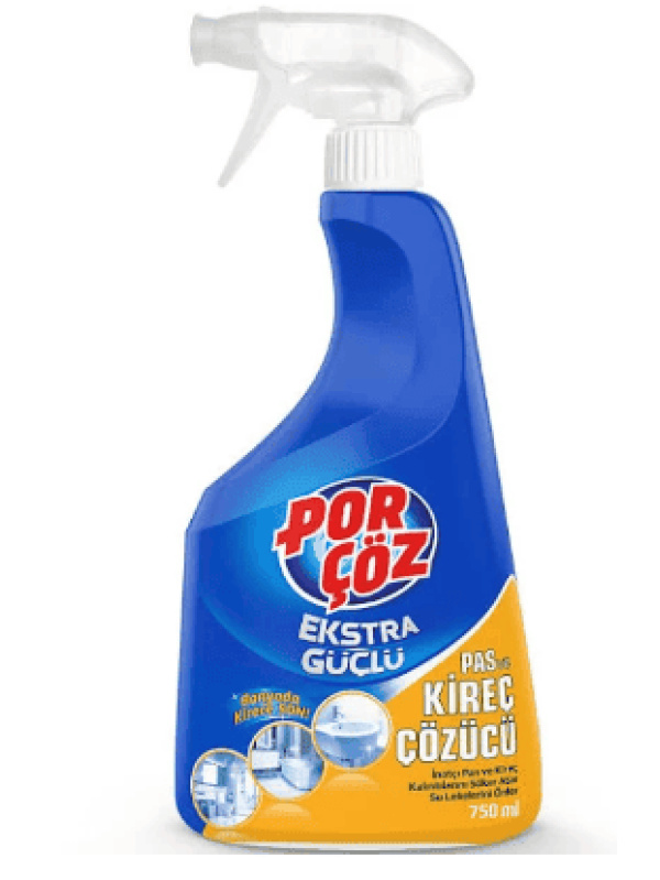 Porçöz Pas Ve Kireç Çözücü Sprey 750 Ml