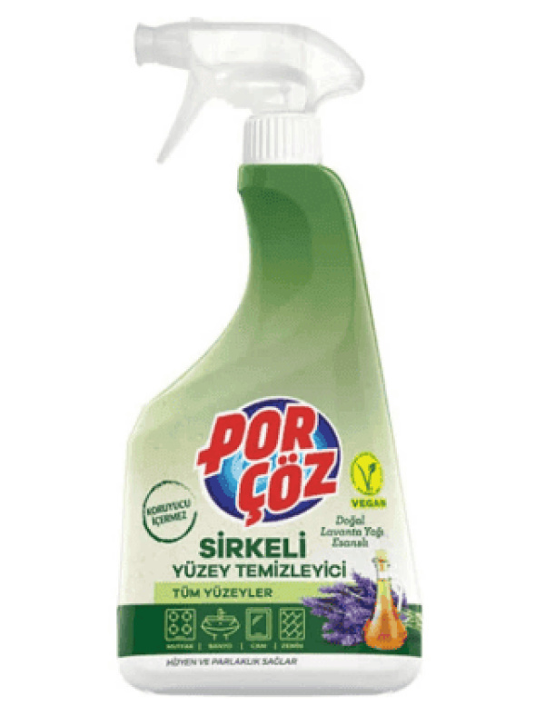 Porçöz Sirkeli Yüzey Temizleyici 750 Ml