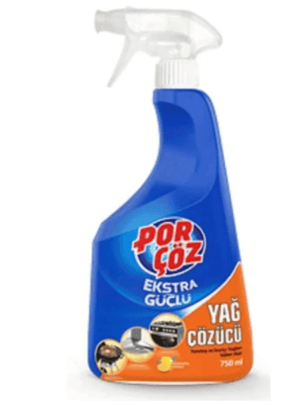 Porçöz Yağ Çözücü Sprey 750 Ml