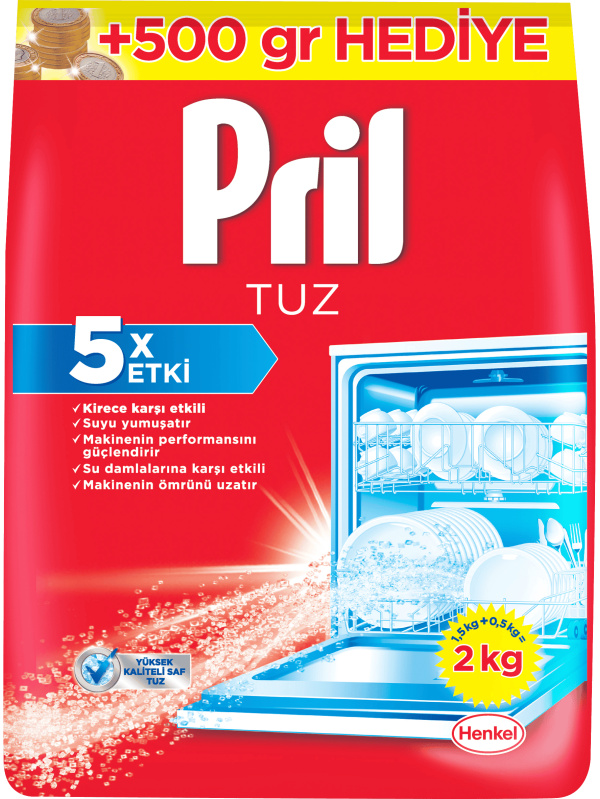Pril Bulaşık Makinesi Tuzu 2 Kg