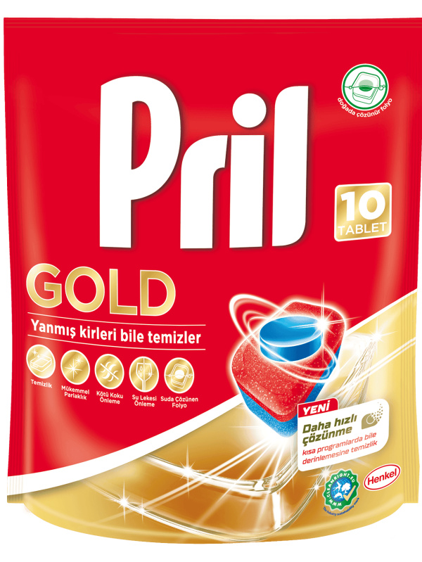 Pril Tablet Gold Avantajlı Paketi 10 Adet