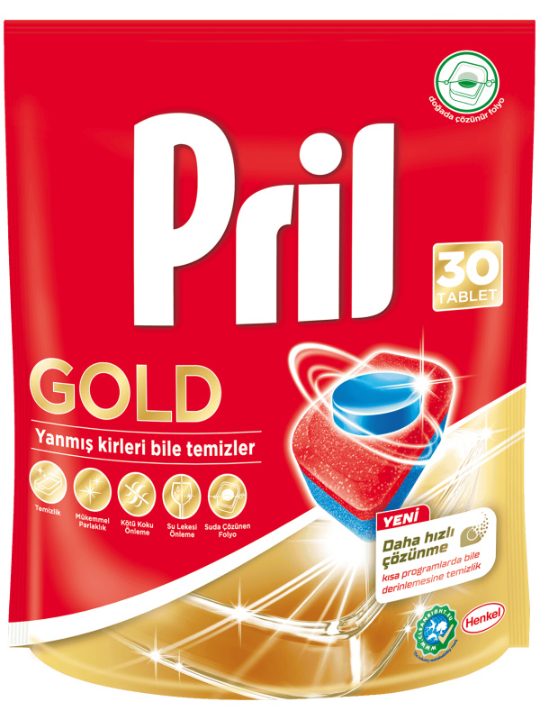 Pril Tablet Gold Avantajlı Paketi 30 Adet