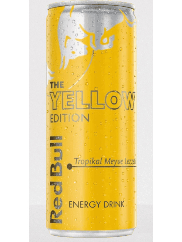 Redbull Enerji İçeceği Yellow Edition Tropikal Meyve Lezzeti 250 Ml