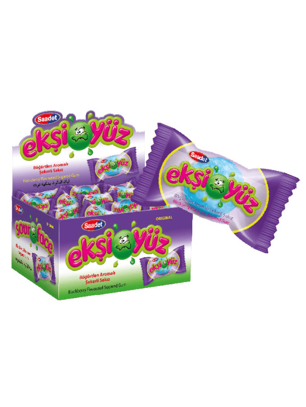 Saadet Ekşiyüz Böğürtlen Aromalı Sakız 4.2 Gr