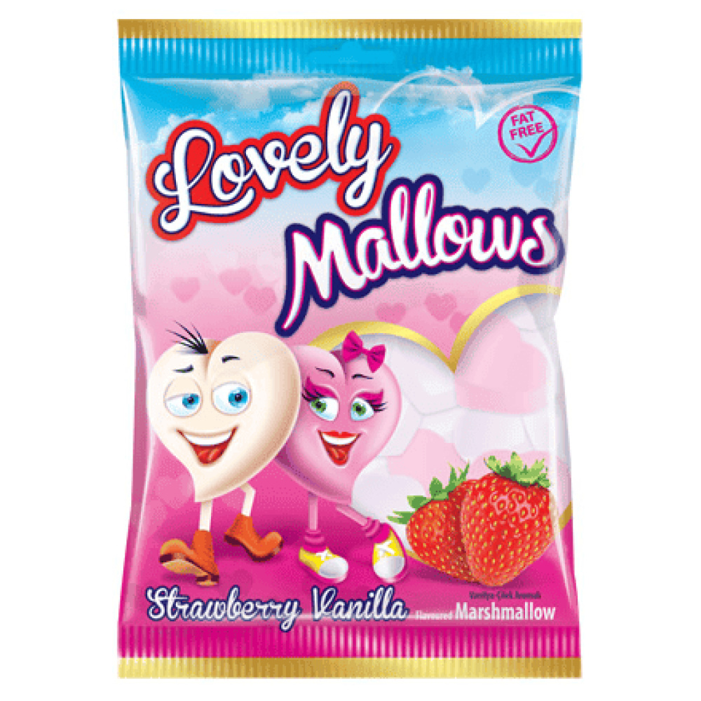 Saadet Lovely Mallows Çilek 150 Gr