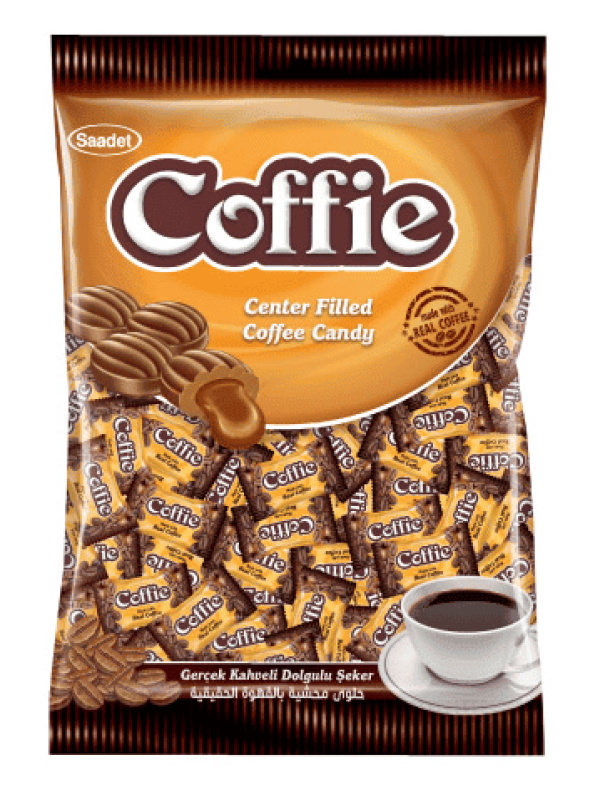 Saadet Sert Şeker Dolgulu Kahve 1000 Gr