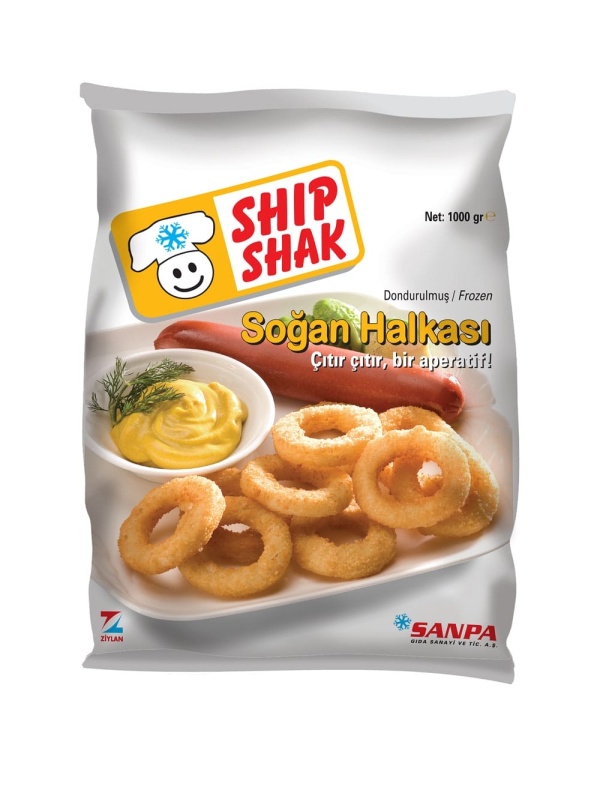 Sanpa Gıda Kızarmış Soğan Halkaları Ship Shak 1000 Gr