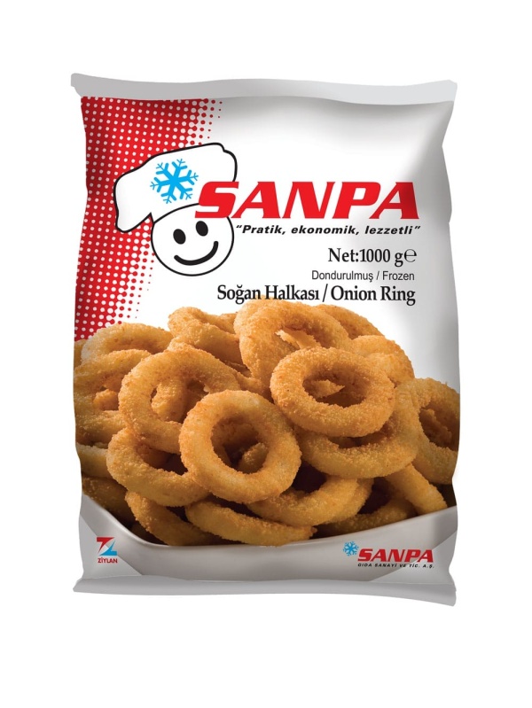 Sanpa Gıda Kızarmış Soğan Halkası Sanpat 1000 Gr