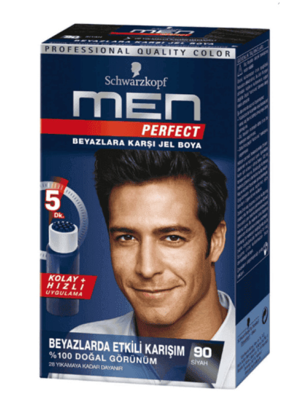 Schwarzkopf Men Perfect Siyah 90 80 Ml