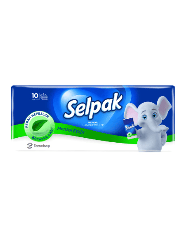 Selpak Mendil Menthol 5X10 Adet
