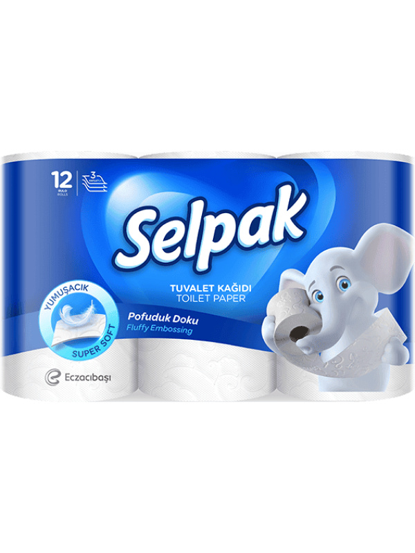 Selpak Tuvalet Kağıdı 12 Adet
