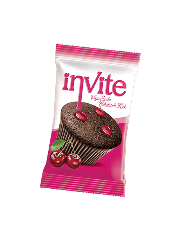 Şimşek İnvite   Çikolatalı Vişne Soslu Kek 30 Gr
