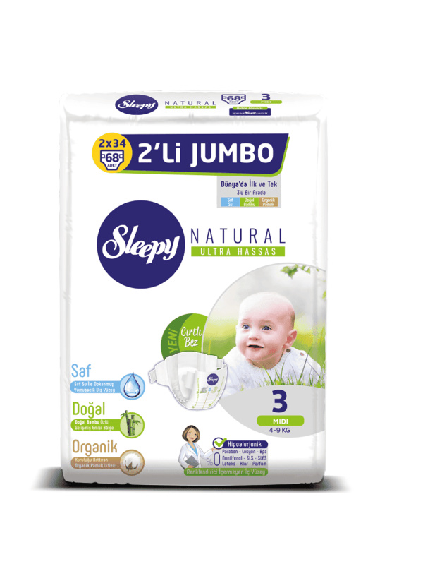 Sleepy Jumbopaketi No 3 68 Adet