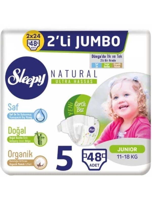 Sleepy Külot Bez Ekonomik Paket No 5 48 Adet