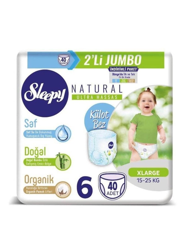 Sleepy Külot Bez Ekonomik Paket No 6 40 Adet