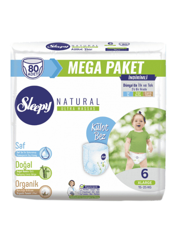 Sleepy Külot Bez Mega Paketi No 6 80 Adet