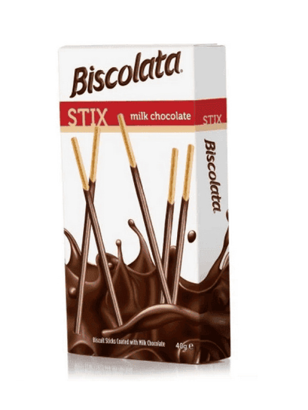 Şölen Biscolata Stix Sütlü Çikolata Kaplamalı Çubuk Bisküvi 27.5 Gr