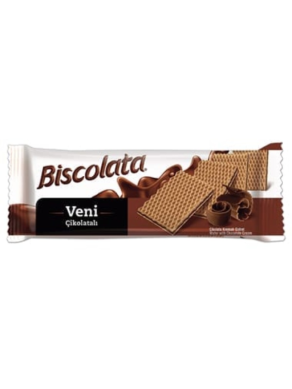 Şölen Biscolata Veni Çikolata Kremalı Gofret 50 Gr