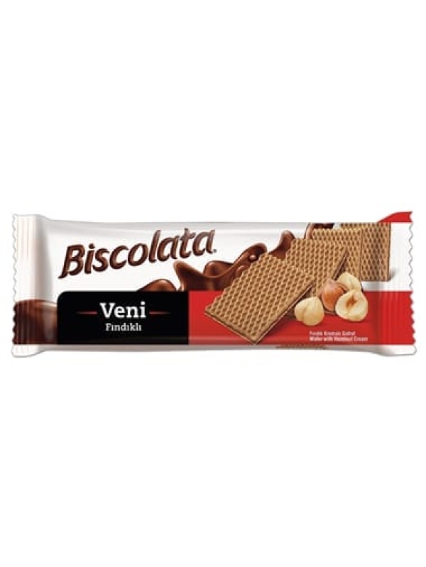 Şölen Biscolata Veni Fındık Kremalı Gofret 50 Gr