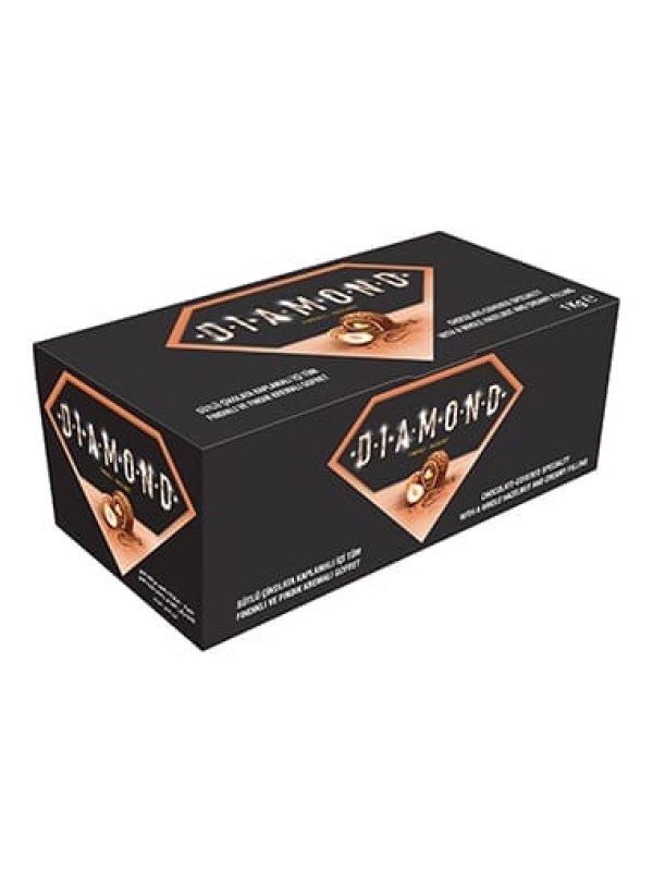 Şölen Diamond Sütlü Çikolata Kaplı Bütün Ve Fındık Kremalı Gofret 1 Kg