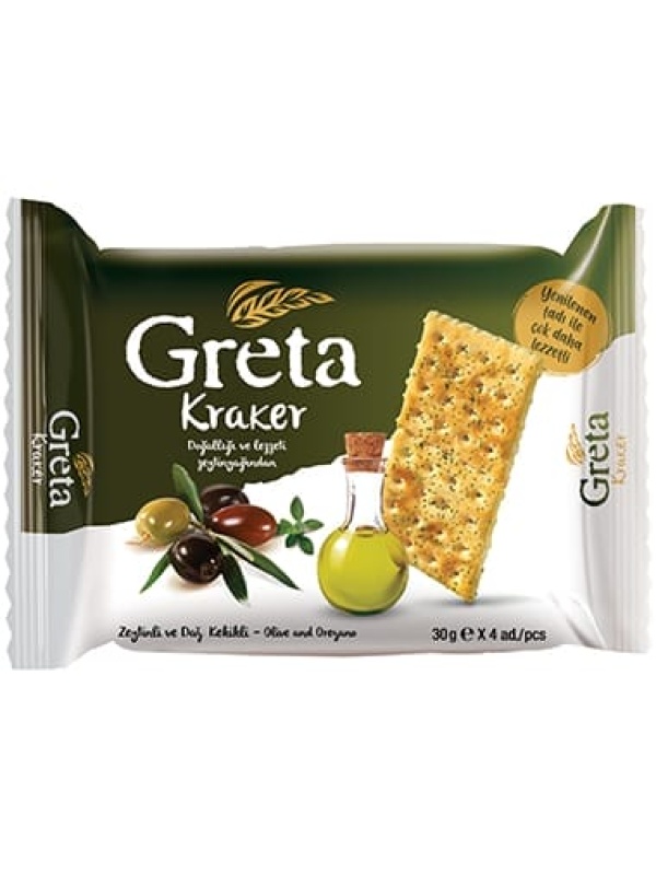 Şölen Greta Zeytinli Ve Dağ Kekikli Kraker 30X4Gr