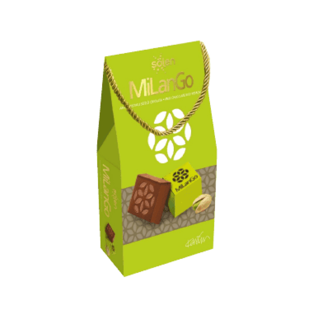 Şölen Milango Fıstık Dolgulu Sütlü Çikolata 225 Gr