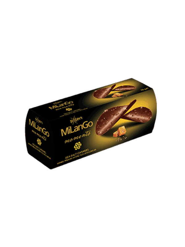 Şölen Milango Karamel Parçacıklı Sütlü Çikolata 76 Gr