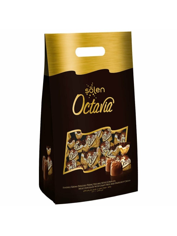 Şölen Octavia Çeşitli Krema Dolgulu Çıtır Pirinçli Sütlü Ve Bitter Çikolata 500 Gr