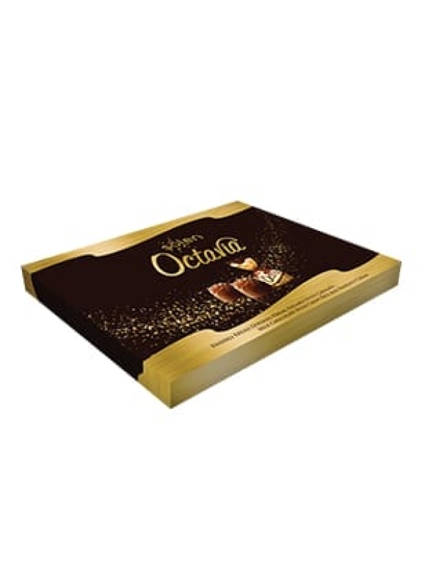 Şölen Octavia Çıtır Pirinç Dolgulu Fındık Kremalı Sütlü Çikolata 400 Gr