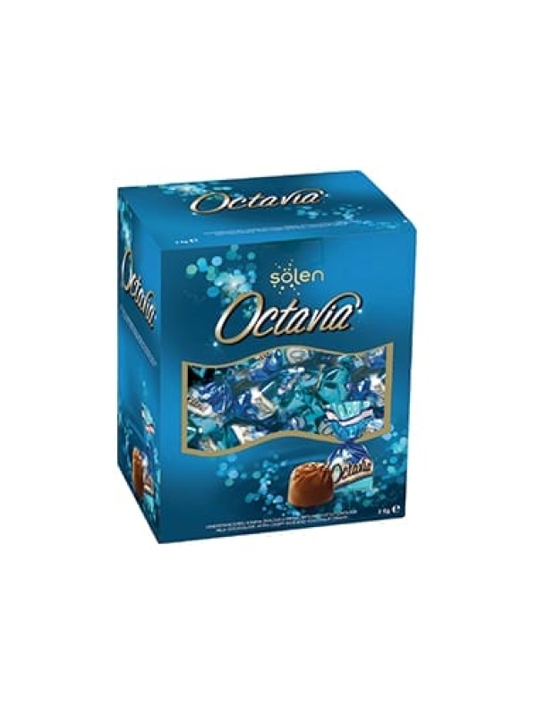 Şölen Octavia Hindistan Cevizi Kremalı Çıtır Pirinç Dolgulu Sütlü Çikolata 2 Kg