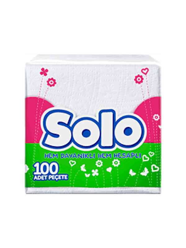 Solo Peçete 100 Adet