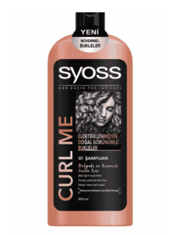 Syoss Curl Me Dalgalı Ve Kıvırcık Saçlar İçin Şampuan 550 Ml