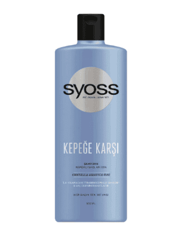 Syoss Kepeğe Karşı Centella Asıatıca Özü Kepekli Saçlar İçin Şampuan 500 Ml