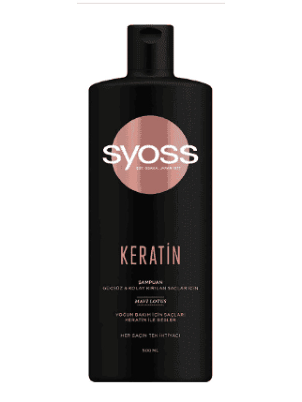 Syoss Keratin Bakımı Şampuan 500 Ml