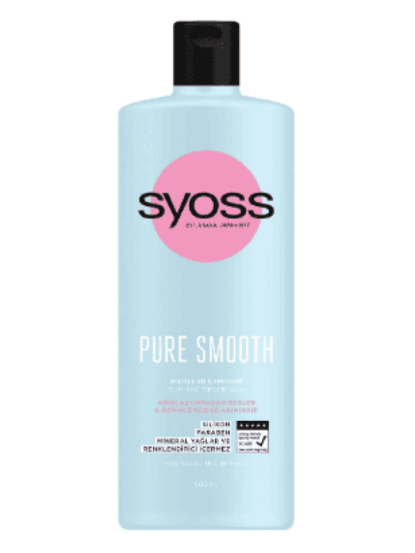Syoss Pure Smoth Micellar Şampuan 550 Ml