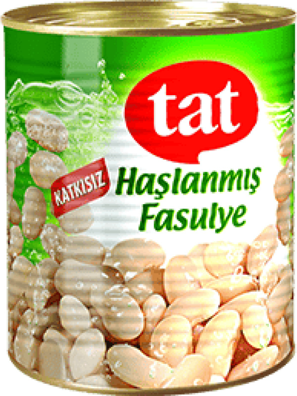 Tat Haşlanmış Fasulye 800 Gr
