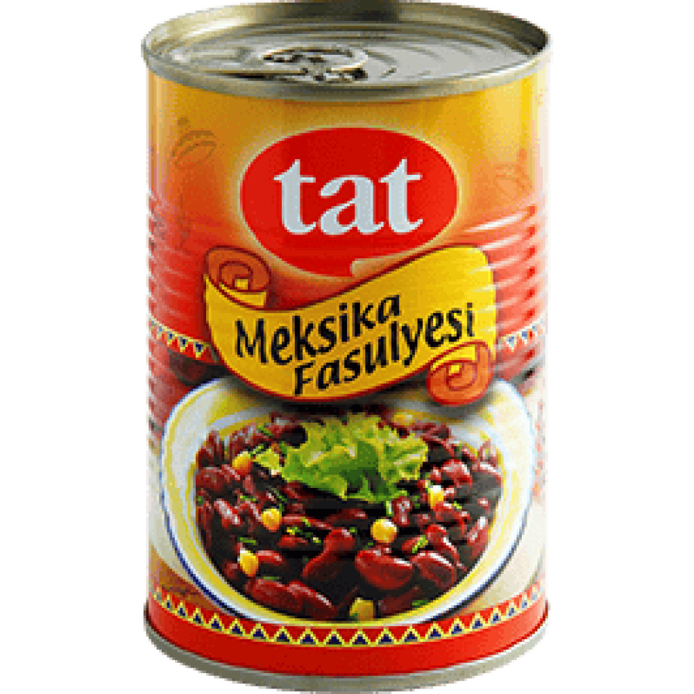 Tat Haşlanmış Meksika Fasulyesi 410 Gr