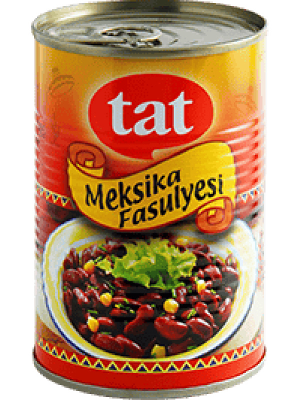 Tat Haşlanmış Meksika Fasulyesi 410 Gr