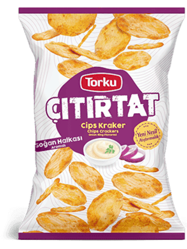 Torku Çıtırtat Soğan Halkalı Cips Kraker 60 Gr