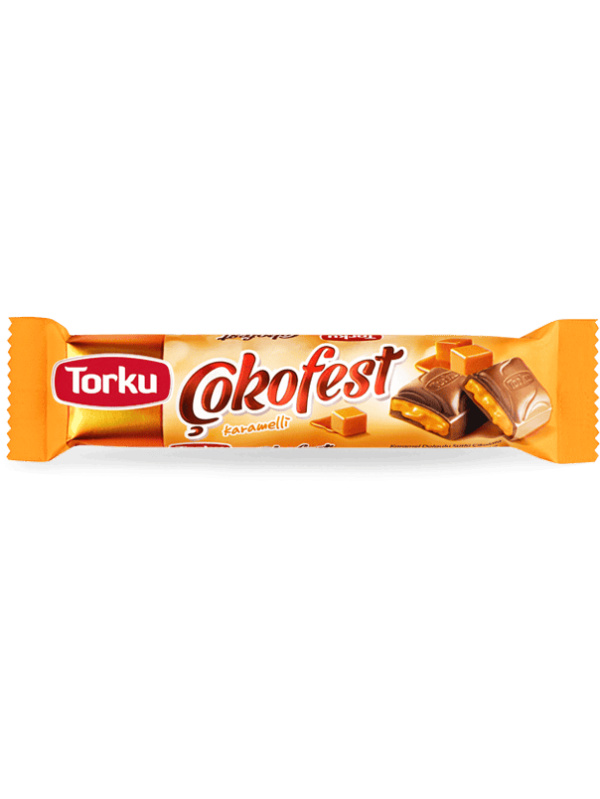 Torku Çokofest Karamel Dolgulu Sütlü Çikolata 34 Gr
