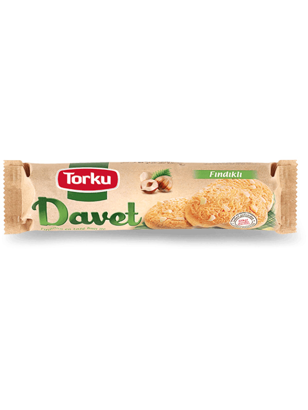 Torku Davet Fındıklı Bisküvi 82 Gr