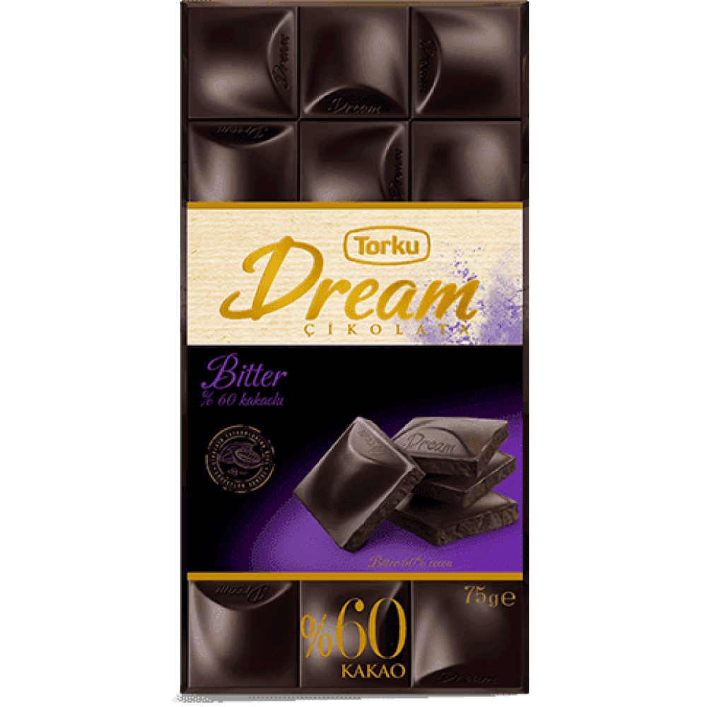 Torku Dream %60 Bitter Çikolata 75 Gr