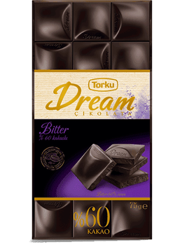 Torku Dream %60 Bitter Çikolata 75 Gr