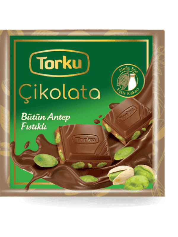 Torku Fıstıklı Sütlü Çikolata 65 Gr