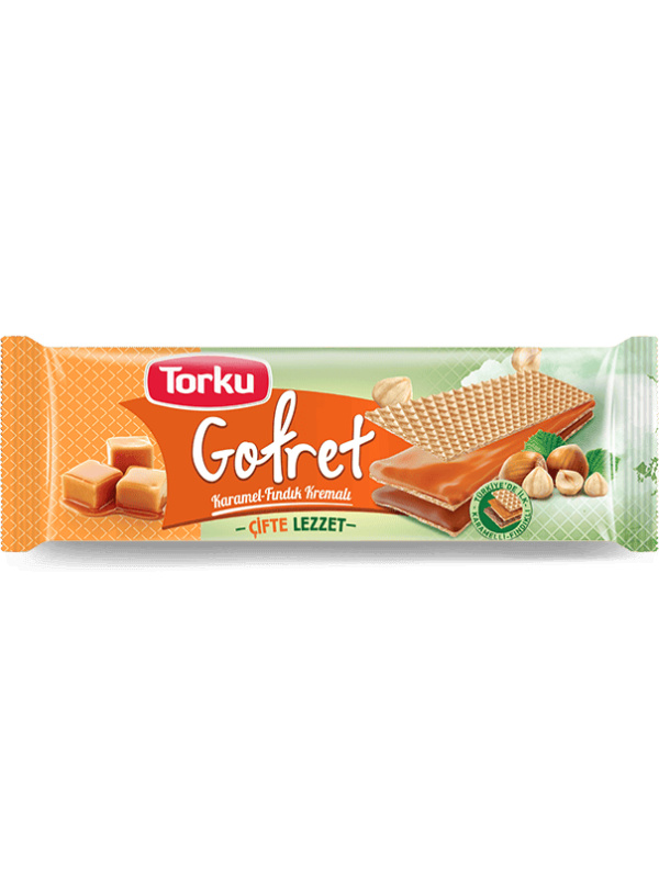 Torku Gofret Karamel-Fındık Kreması 142 Gr