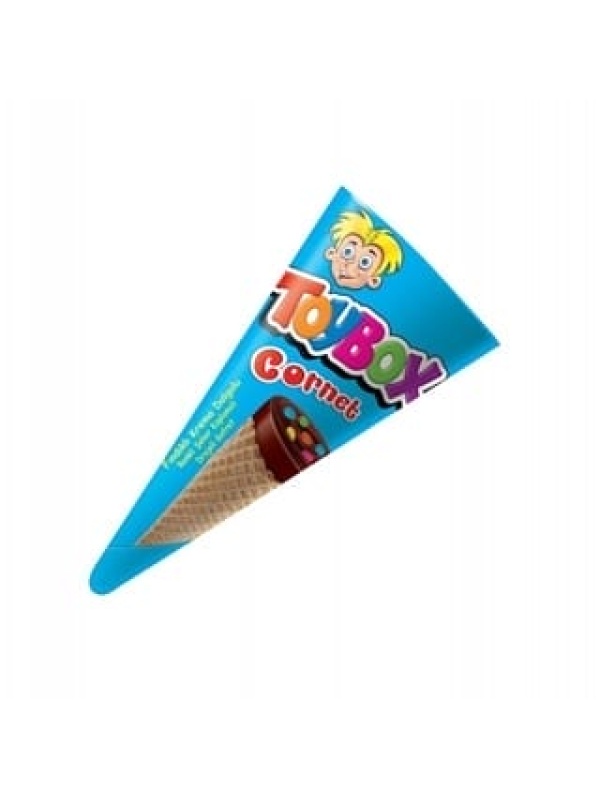 Toybox Cornet Çikolata Kaplı Fındık Kremalı Gofret 25 Gr