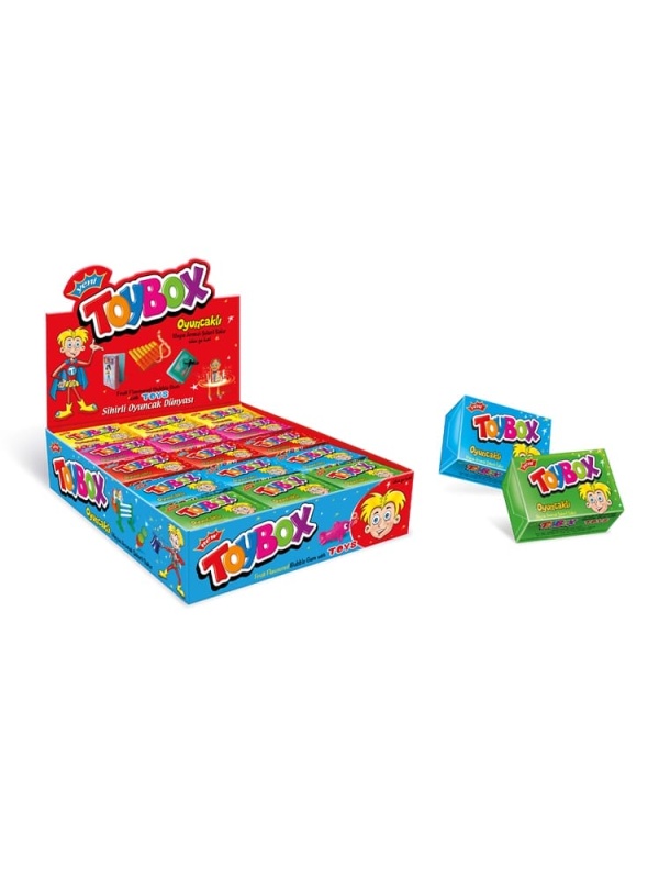 Toybox Meyve Aromalı Şekerli Sakız Oyuncak Sakız 30 Adet